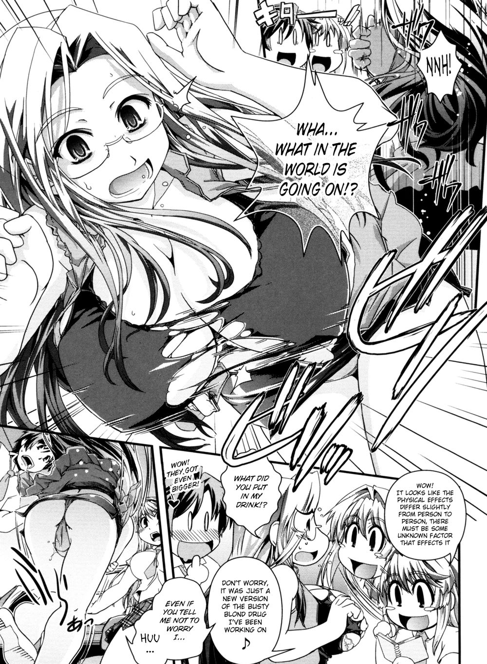 Hentai Manga Comic-Transformed into a Busty Blonde-Chapter 4-5